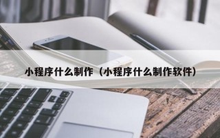 桦甸小程序什么制作（小程序什么制作软件）