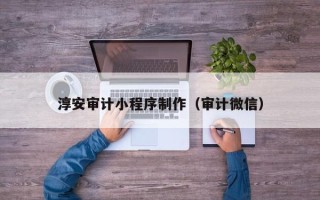 桦甸淳安审计小程序制作（审计微信）